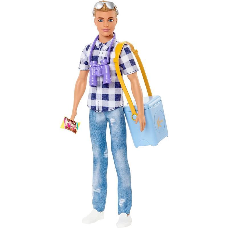 Mattel - Barbie Blonde Ken Doll with Blue Eyes in Plaid Shirt Image 2