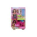 Mattel - Barbie Brunette Doll With Checkered Dress Image 3
