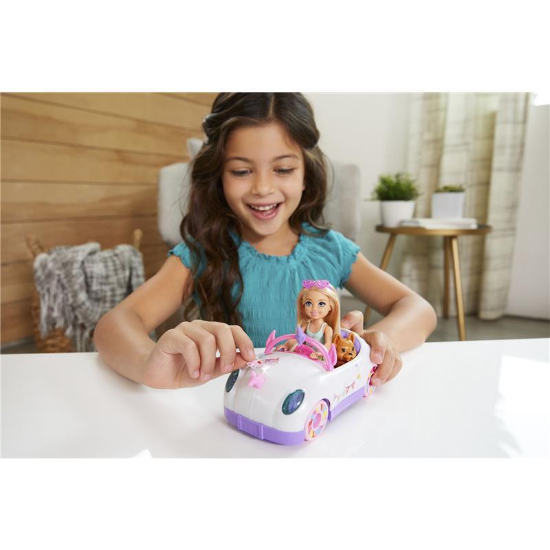 Mattel - Barbie Club Chelsea Doll & Unicorn Car Image 4