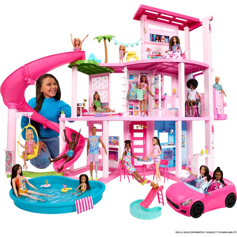Mattel Barbie Dreamhouse, Pool Party Doll House Image 2