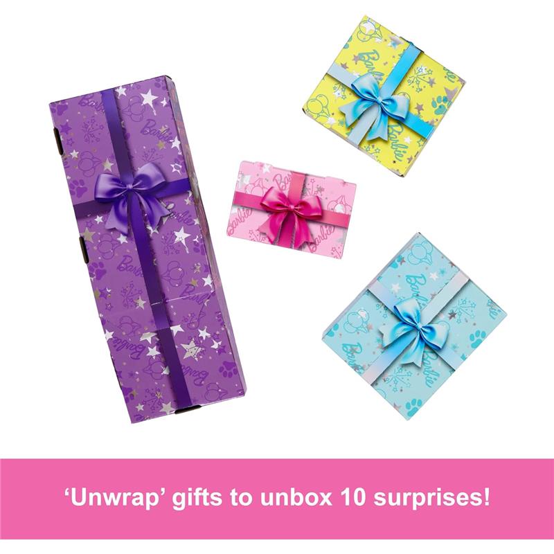 Mattel - Barbie Party Unboxed Doll & Accessories, Pink Image 5