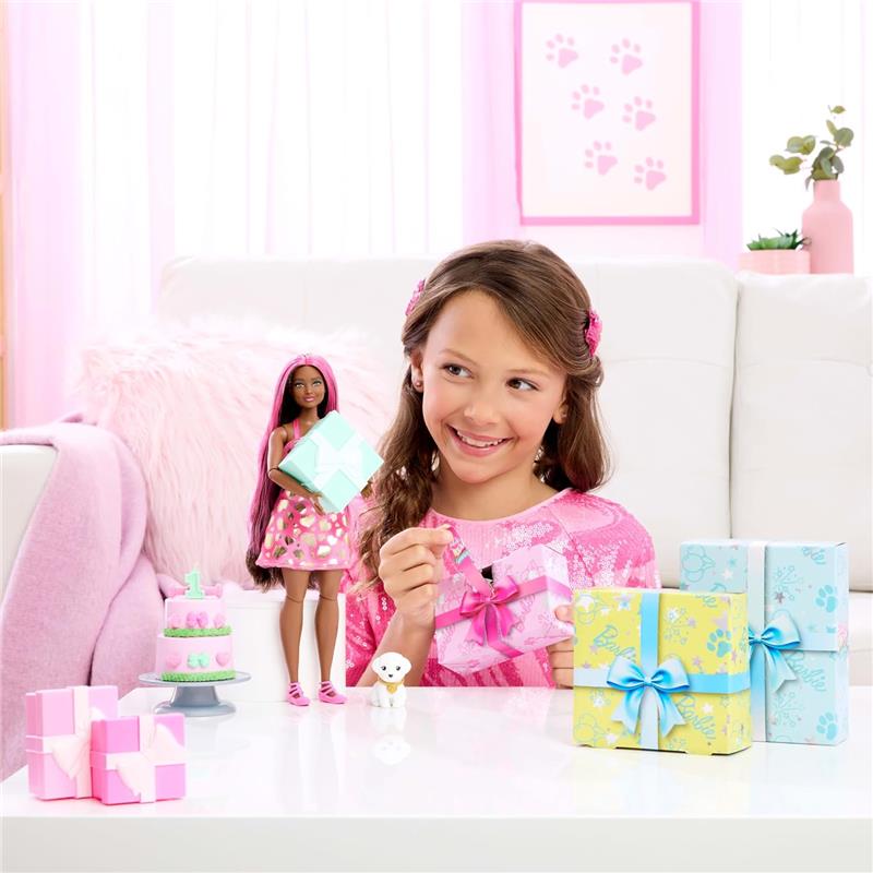 Mattel - Barbie Party Unboxed Doll & Accessories, Pink Image 6