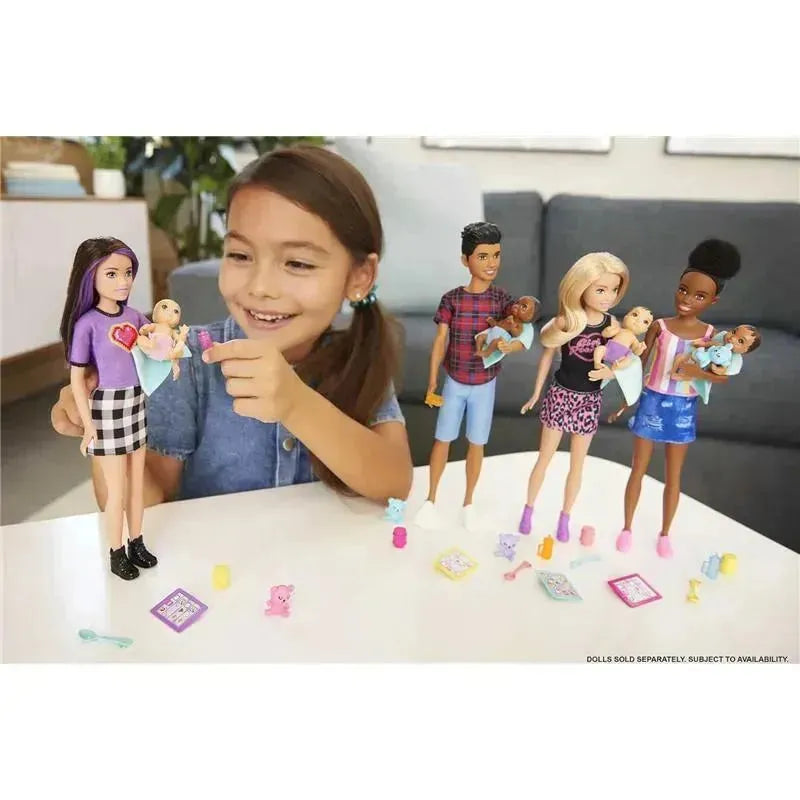 Mattel - Barbie Skipper Babysitters Doll & Accessories Set (Brunette Doll) Image 5