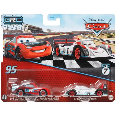 Mattel - Cars Character Cars, Lightning Mc Queen + Shu Todoroki Image 1