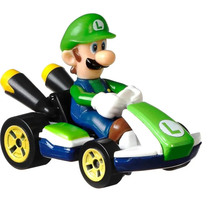 Mattel - Hot Wheels Mariokart Cars, Luigi Image 4