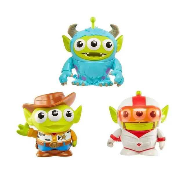 Pacote de 3 heróis clássicos Mattel Pixar Alien Remix | MacroBaby