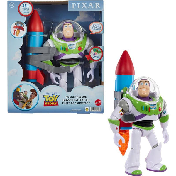 Mattel - Pixar Large Scale Feature Figure, Buzz With Rocket