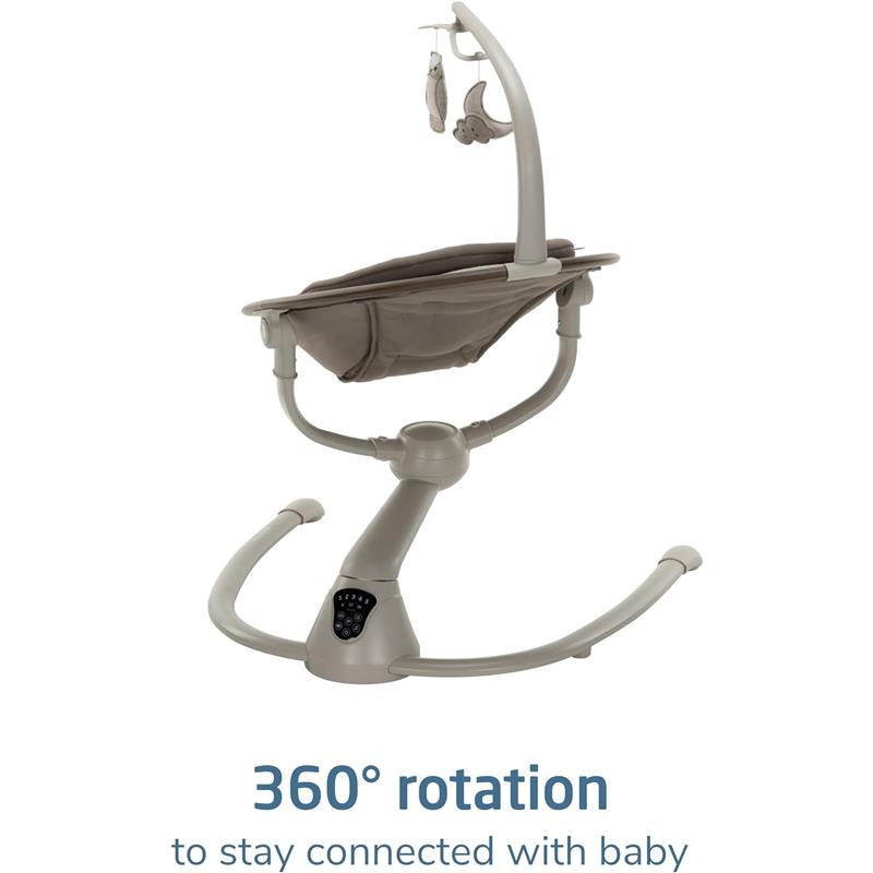 Maxi-Cosi - Cassia Smart Baby Swing for Infants, Truffle Image 10