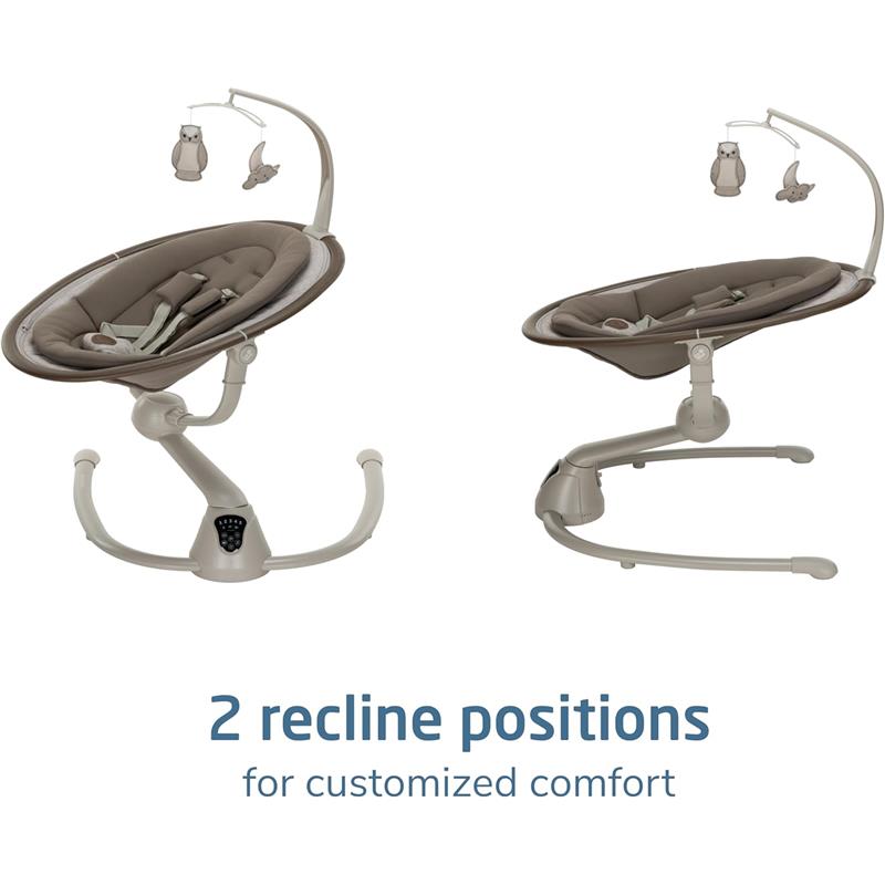 Maxi-Cosi - Cassia Smart Baby Swing for Infants, Truffle Image 14
