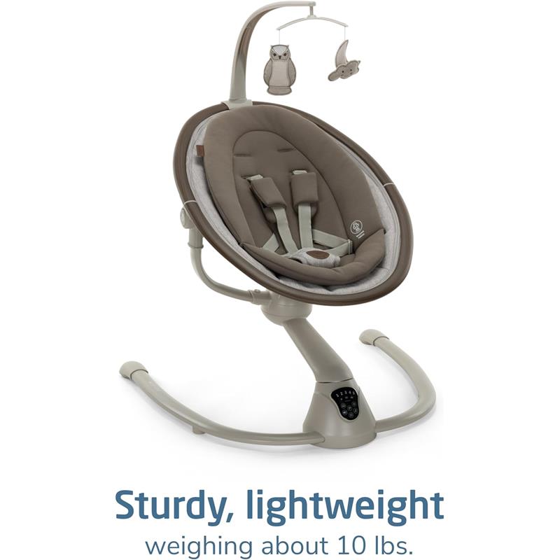 Maxi-Cosi - Cassia Smart Baby Swing for Infants, Truffle Image 8