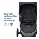 Maxi-Cosi - Gia XP Luxe 3-Wheel Travel System, Midnight Black Image 6