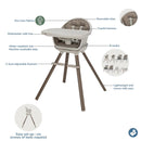 Maxi-Cosi - Moa 8-In-1 High Chair Classic, Truffle Image 6