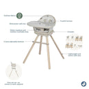 Maxi-Cosi - Moa 8-in-1 Highchair, Classic Oat Image 3