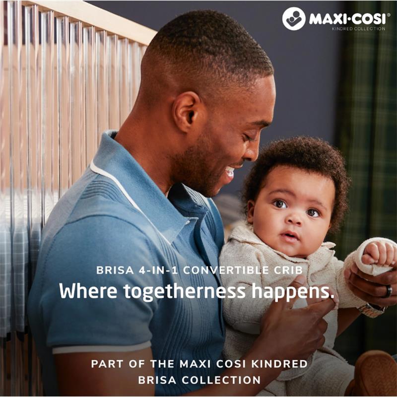 Maxi-Cosi Nursery Brisa 4-in-1 Convertible Crib with Toddler Bed Image 3