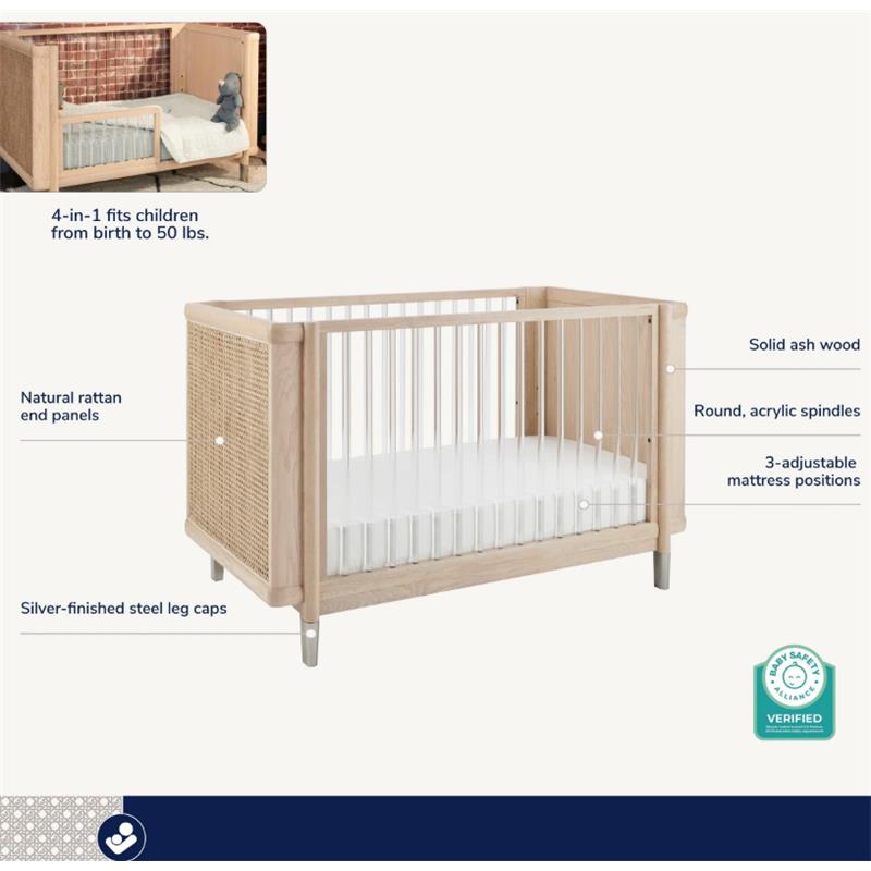 Maxi-Cosi Nursery Brisa 4-in-1 Convertible Crib with Toddler Bed Image 5