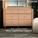 Maxi-Cosi - Nursery Brisa 6-Drawer Dresser, Onyx Heritage Image 2