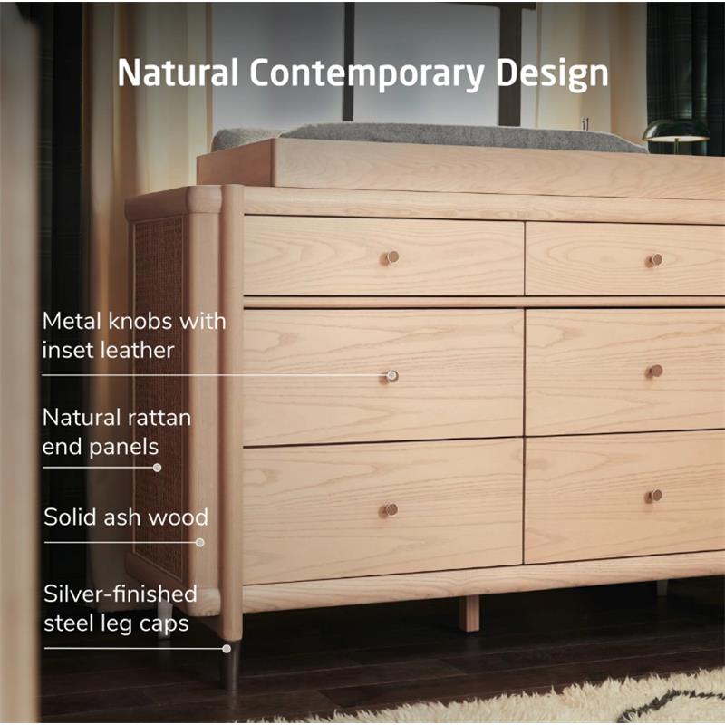 Maxi-Cosi - Nursery Brisa 6-Drawer Dresser, Onyx Heritage Image 3