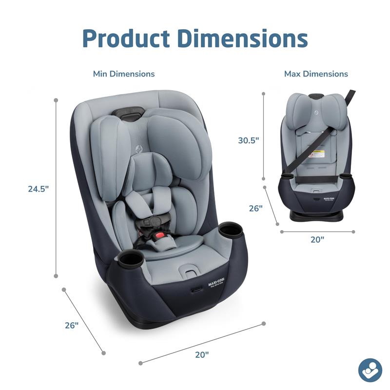 Maxi-Cosi - Pria All-in-One Convertible Car Seat, Seascape Image 4