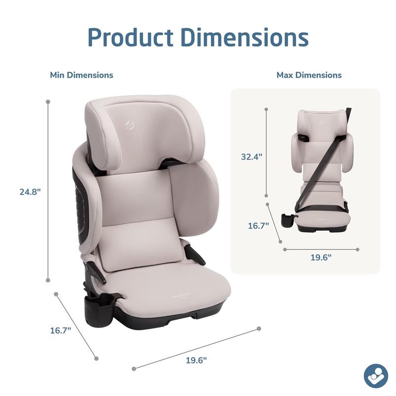 Maxi-Cosi - Tanza Folding Belt-Positioning Booster Car Seat, Sea Drift Image 4