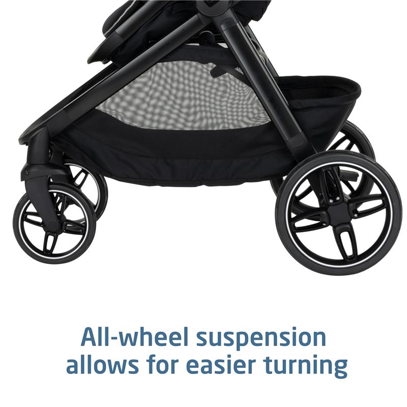 Maxi-Cosi Zelia Pro 5-in-1 Travel System with Mico Pro Infant Car Seat, Caspian Caviar Image 3