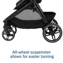 Maxi-Cosi Zelia Pro 5-in-1 Travel System with Mico Pro Infant Car Seat, Caspian Caviar Image 3