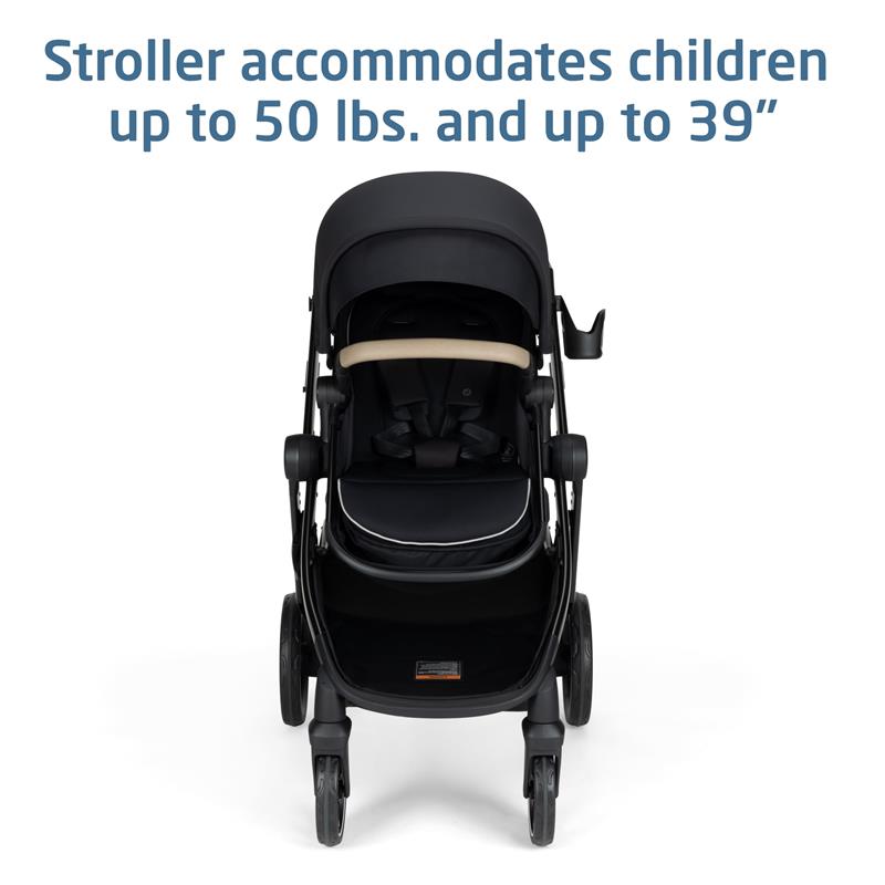 Maxi-Cosi Zelia Pro 5-in-1 Travel System with Mico Pro Infant Car Seat, Caspian Caviar Image 8