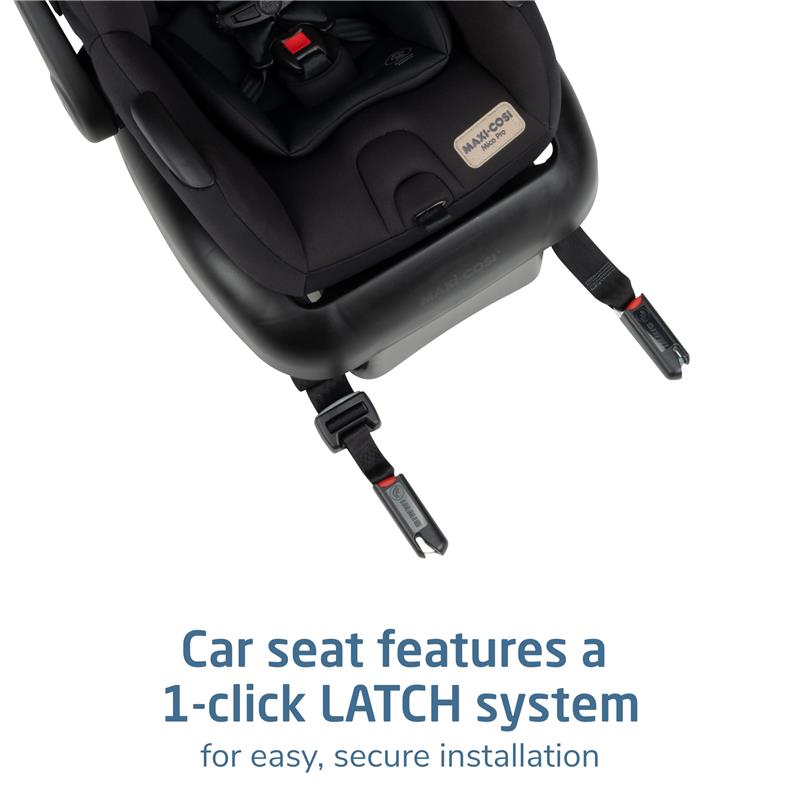 Maxi-Cosi Zelia Pro 5-in-1 Travel System with Mico Pro Infant Car Seat, Caspian Caviar Image 10