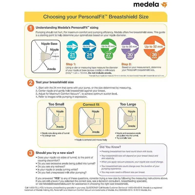 Medela - 2Pk PersonalFit Flex Breast Shields (Spare Part) Image 7