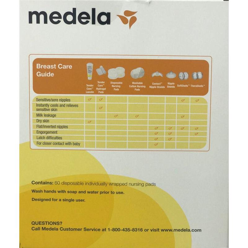 Medela - Safe & Dry™ Super Absorbency Disposable Nursing Pads, 60 Count Image 7