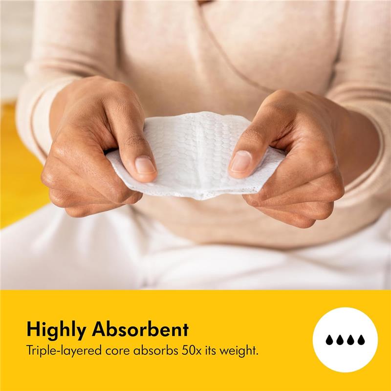 Medela - Ultra-Breathable Nursing Pads, Highly Absorbent, Super Soft, Discreet Design For Comfortable Wear, Pack Of 120 Image 4
