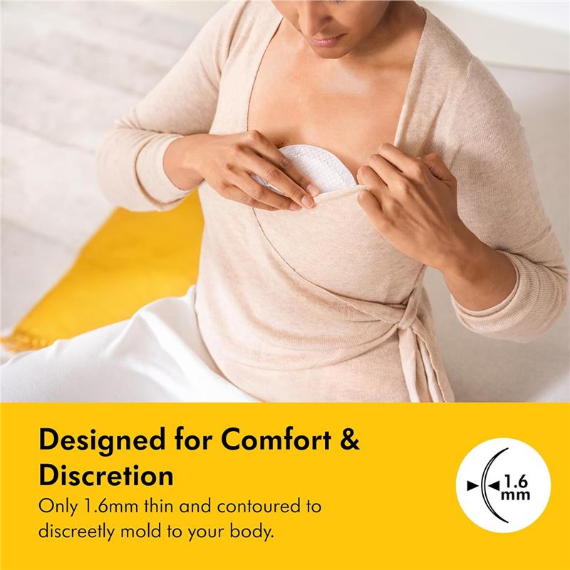 Medela - Ultra-Breathable Nursing Pads, Highly Absorbent, Super Soft, Discreet Design For Comfortable Wear, Pack Of 120 Image 6