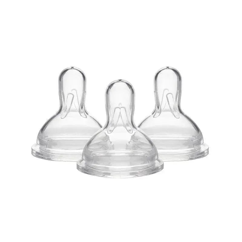 Medela Wide Base Nipple 3-Pack Slow Flow Image 1