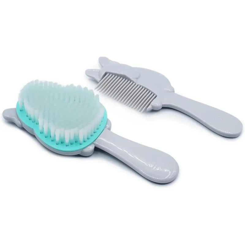 Melii - 2 Piece Hair Brush And Comb Set, Bulldog Image 3