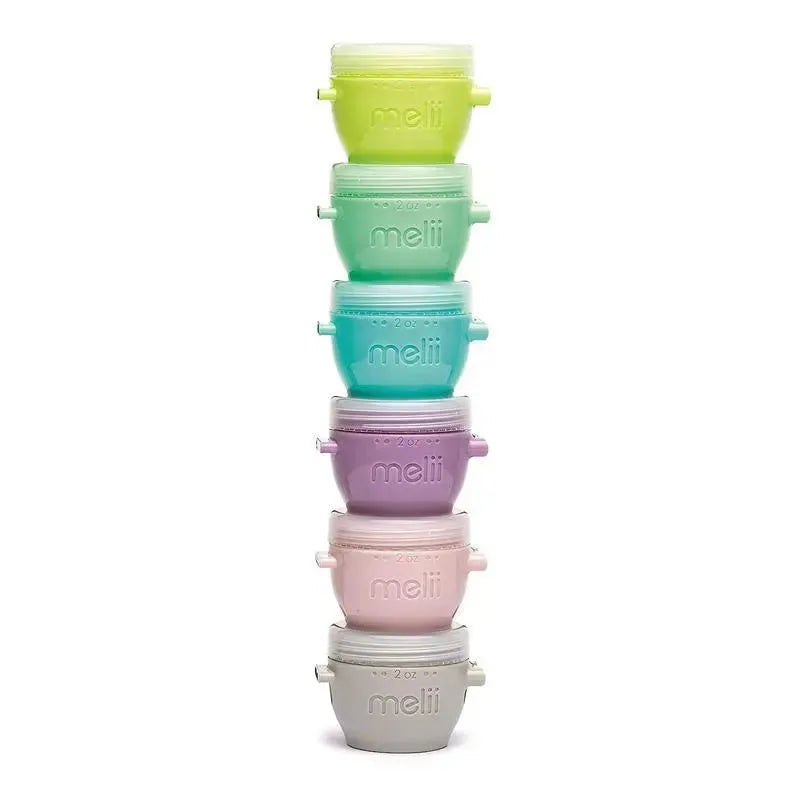 Melii - 2Oz Snap & Go Baby Food Storage Containers with lids Image 3