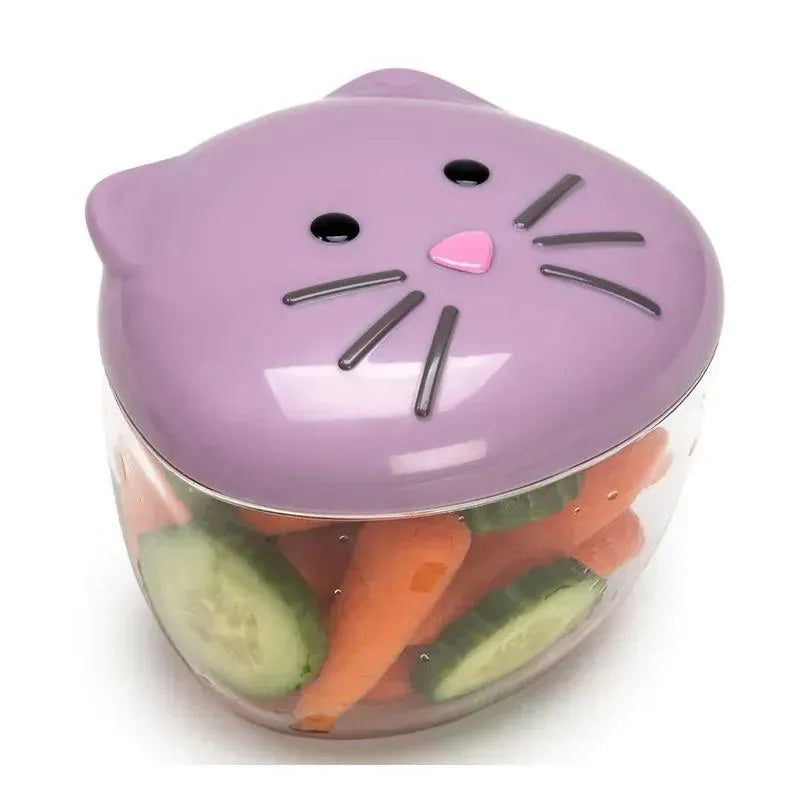 Melii - 2Pk Bulldog & Cat Snack Container Image 3