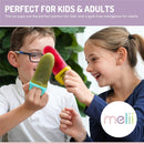 Melii 6 Piece Ice Pops with Tray - Fruity Colors Image 5