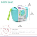 Melii - Baby Formula Storage Container with Integrated Scoop 400ml / 13.5oz Capacity, Blue Image 2