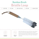 Melii - Bamboo Baby Bottle Brush with Bristles and Sponge Image 2