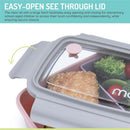 Melii - Bento Box with Removable Compartments, 800ml, Pink Purple Grey Image 5