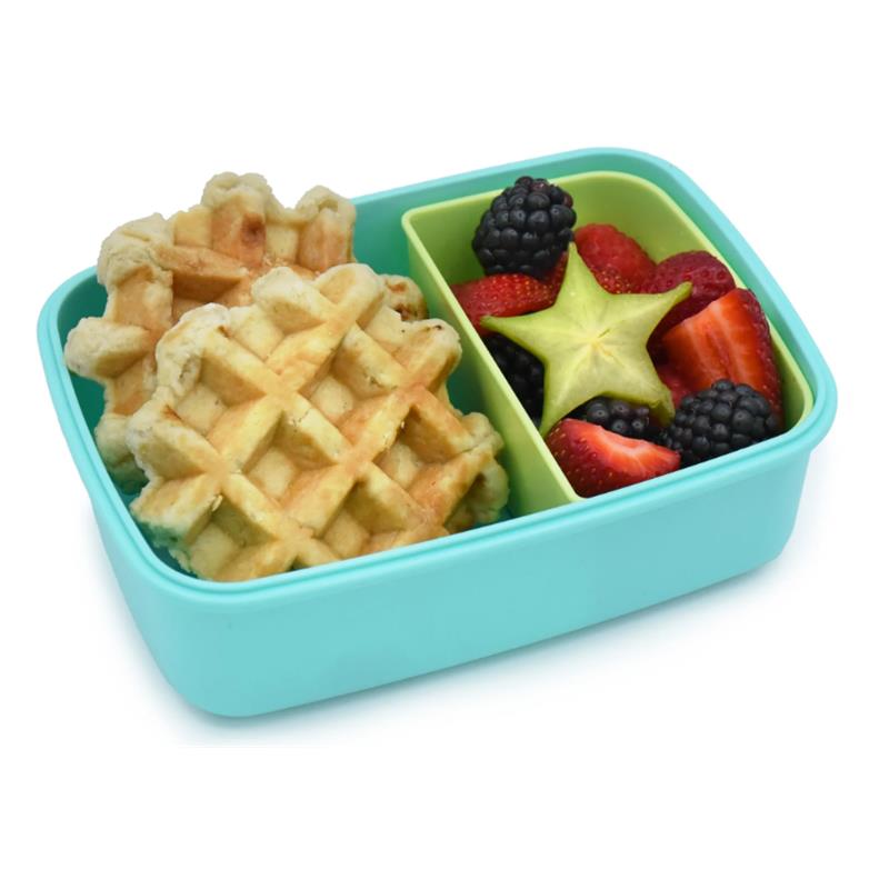 Melii - Bento Box With Removable Divider 42.2 Oz/1250 Ml, Blue & Mint Image 2