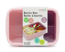 Melii Bento Box with Removable Divider 42.3 oz / 1250 mL - Pink & Purple Image 1