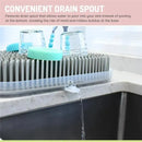 Melii - Countertop Baby Bottle Drying Rack & Drainboard, Grey Image 3