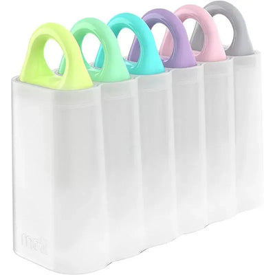 Melii - Ice Pop Molds with Tray, 6 Make-Your-Own Popsicle Molds Image 1