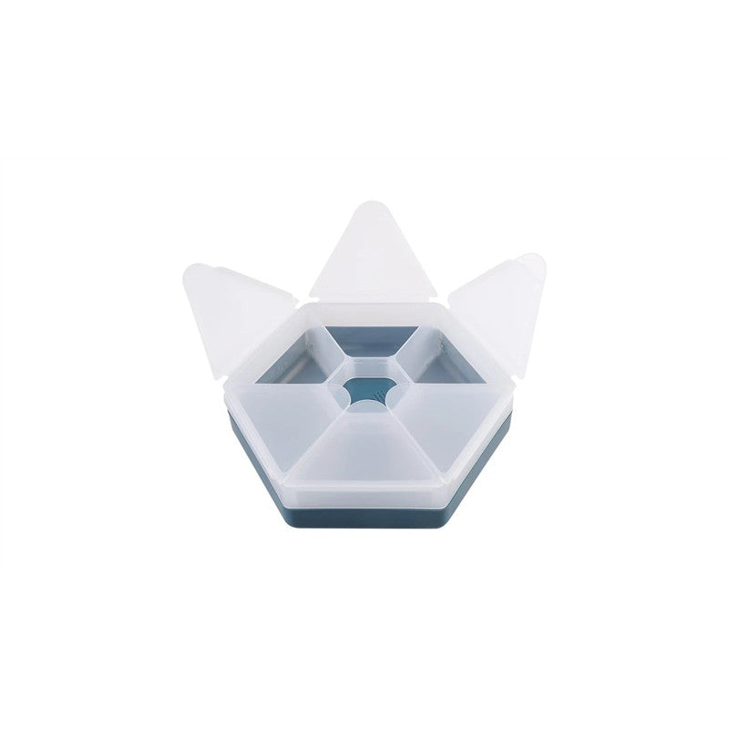 Melii - Luxe Hexagon Snackle Box - Blue Image 3