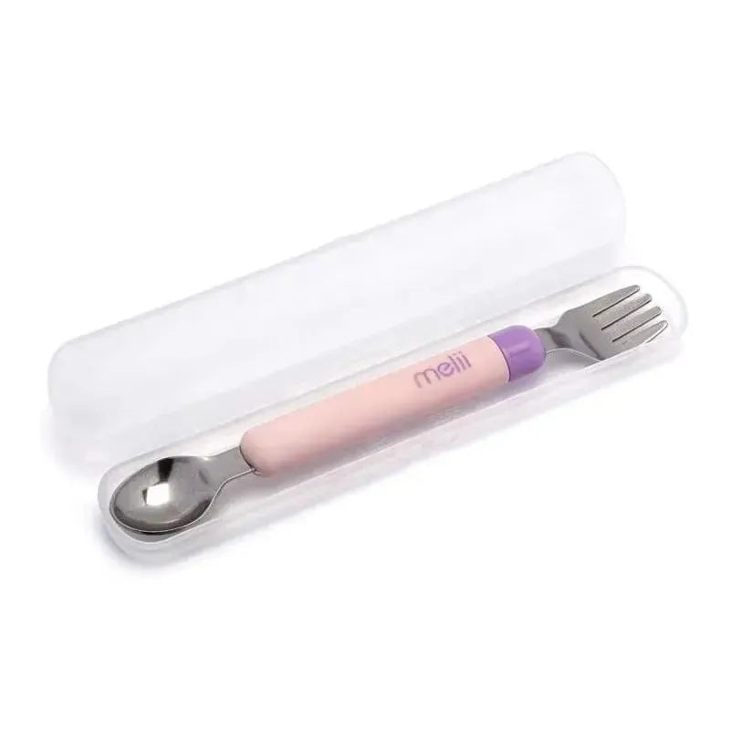 Melii - Pink & Purple Spork On The Go Image 3