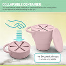 Melii Collapsible Silicone Container 10.7 fl oz / 315 mL - Pink Image 4