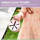 Melii - Silicone Collapsible Snack Container With Finger Trap, Pink Image 6