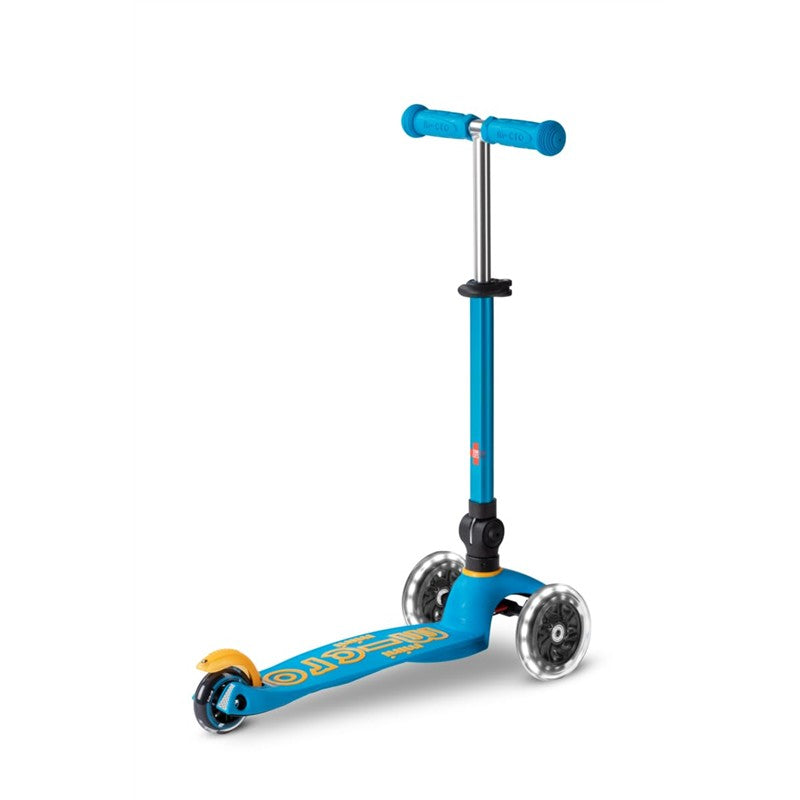 Micro Kickboard - Micro Mini Foldable Led Scooter - Ocean BLUE Image 2