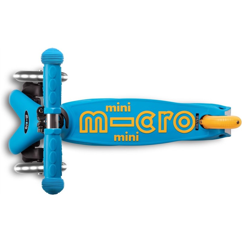 Micro Kickboard - Micro Mini Foldable Led Scooter - Ocean BLUE Image 5