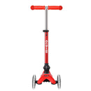 Micro Kickboard - Mini Deluxe LED 3-Wheeled, RED Image 1
